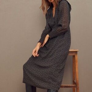 BA&SH Little Dots Midi Dress